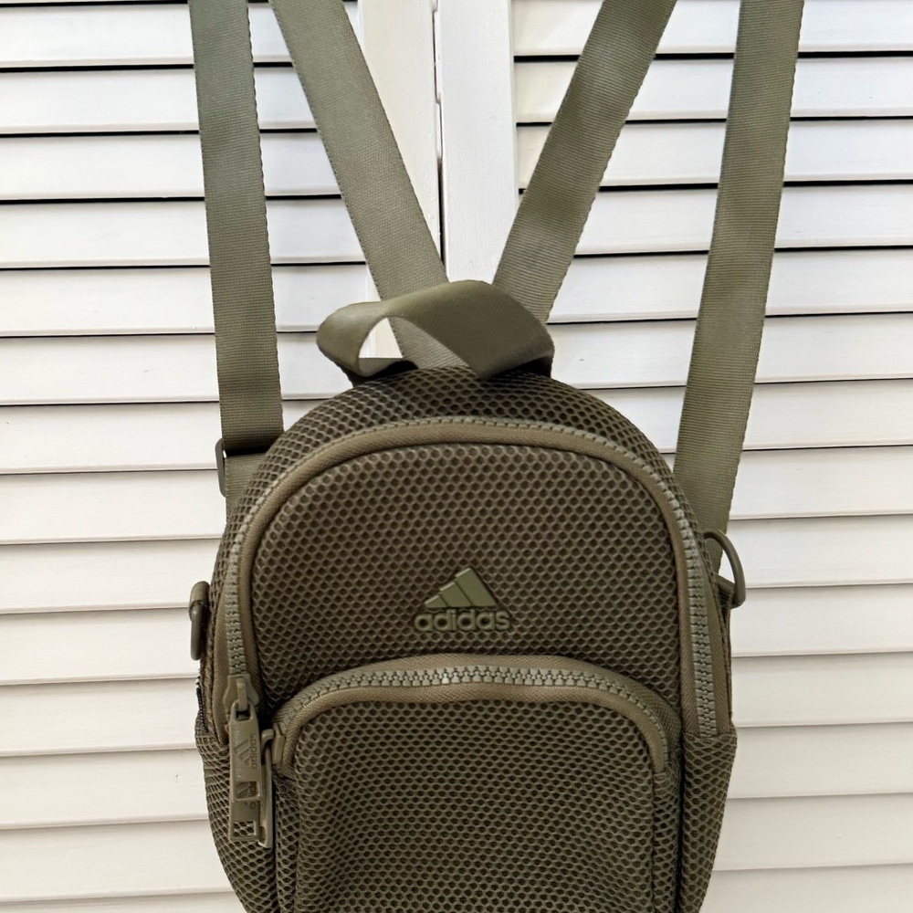 Adidas Mini backpack Bag khaki green